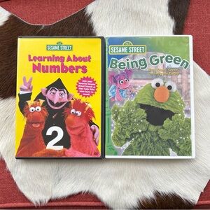 Sesame Street Being Green DVD Learning About Numbers DVD Lot